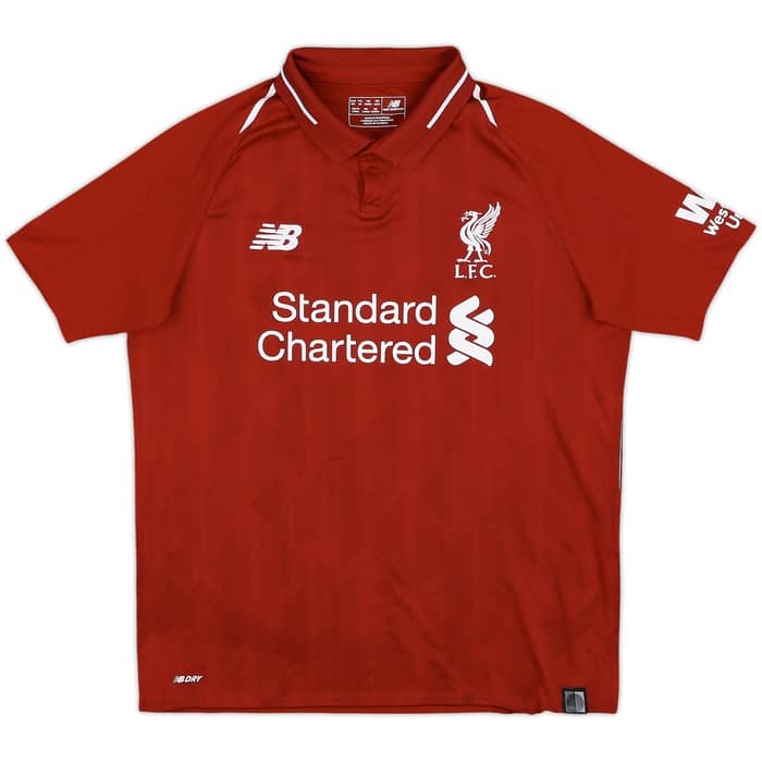 2018-19 Liverpool Home Shirt - 6/10 - (XL.Boys)