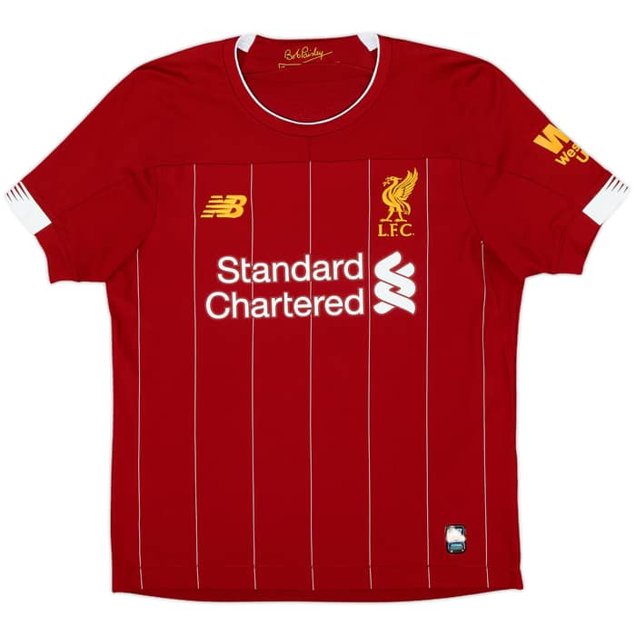 2019-20 Liverpool Home Shirt Virgil #4 - 10/10 - (L.Boys)