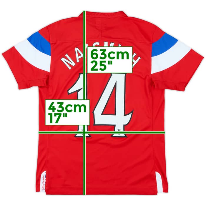 2011-12 Rangers Away Shirt Naismith #14 - 9/10 - (L.Boys)