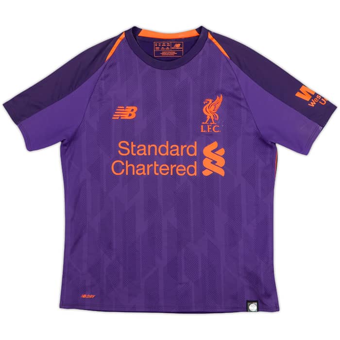 2018-19 Liverpool Away Shirt Salah #11 - 9/10 - (M.Boys)
