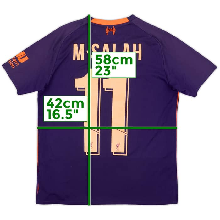 2018-19 Liverpool Away Shirt Salah #11 - 9/10 - (M.Boys)