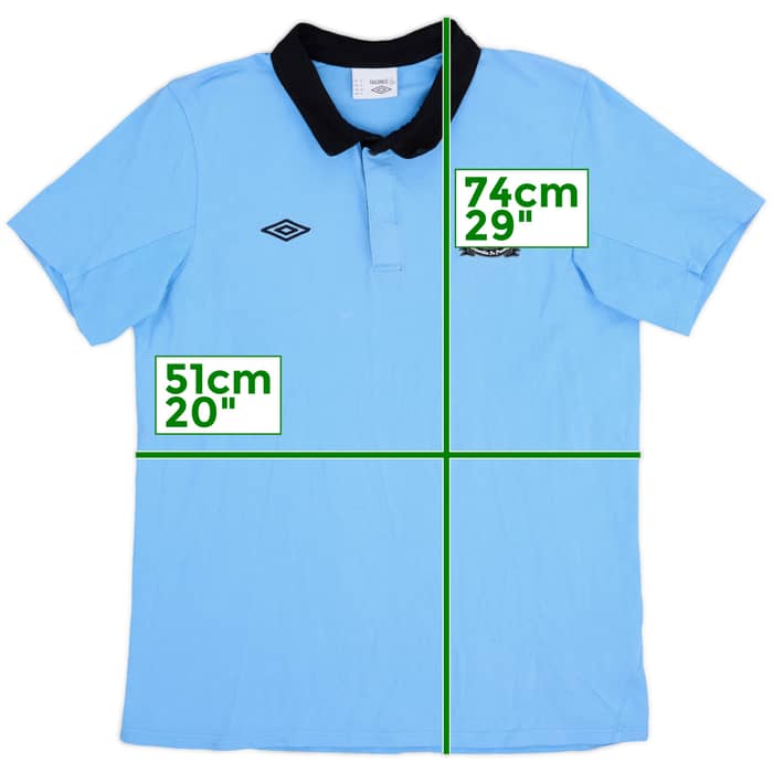 2012-13 Manchester City Umbro Polo Shirt - 8/10 - (XL)