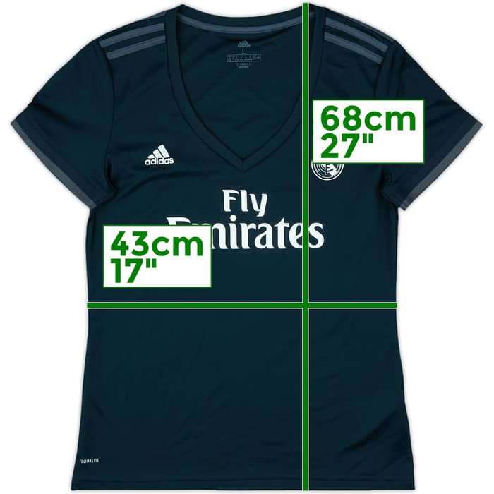 2018-19 Real Madrid Away Shirt - 9/10 - (Women's L)