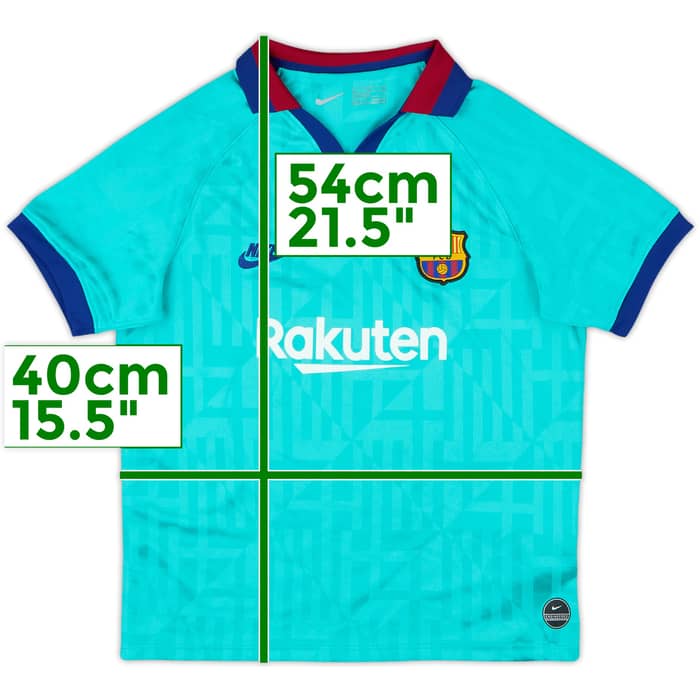 2019-20 Barcelona Third CL Shirt - 8/10 - (7-8 Years)