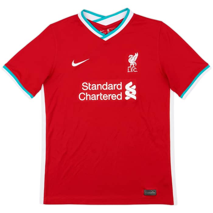 2020-21 Liverpool Home Shirt - 9/10 - (XL.Boys)