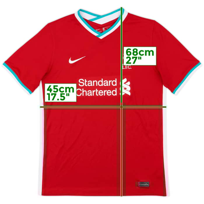 2020-21 Liverpool Home Shirt - 9/10 - (XL.Boys)