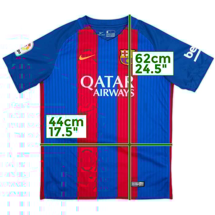 2016-17 Barcelona Home Shirt - 9/10 - (L.Boys)