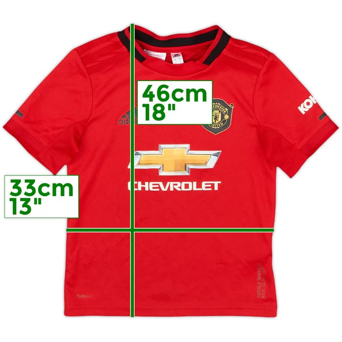 2019-20 Manchester United Home Shirt - 6/10 - (5-6 Years)