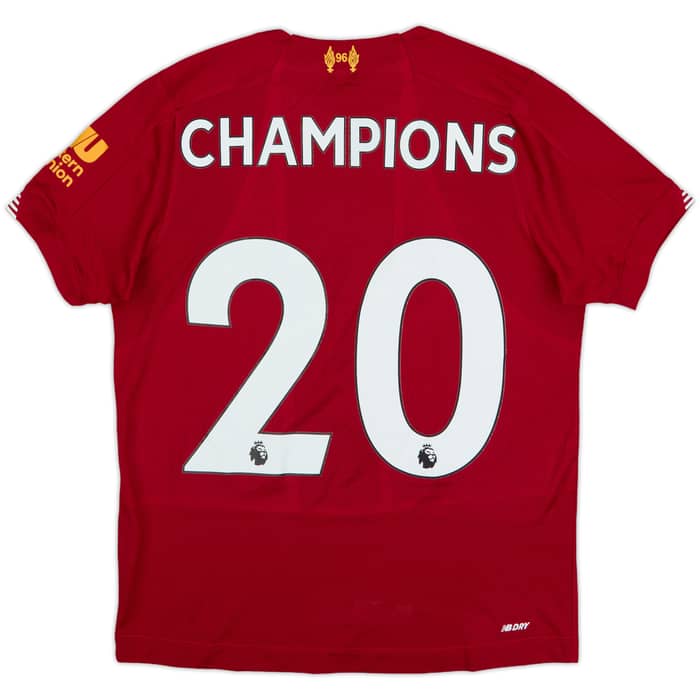 2019-20 Liverpool Home Shirt Champions #20 - 7/10 - (L.Boys)