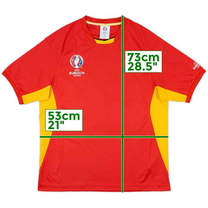 Spain Euro 2016 Fan Leisure Shirt - 8/10 - (M)