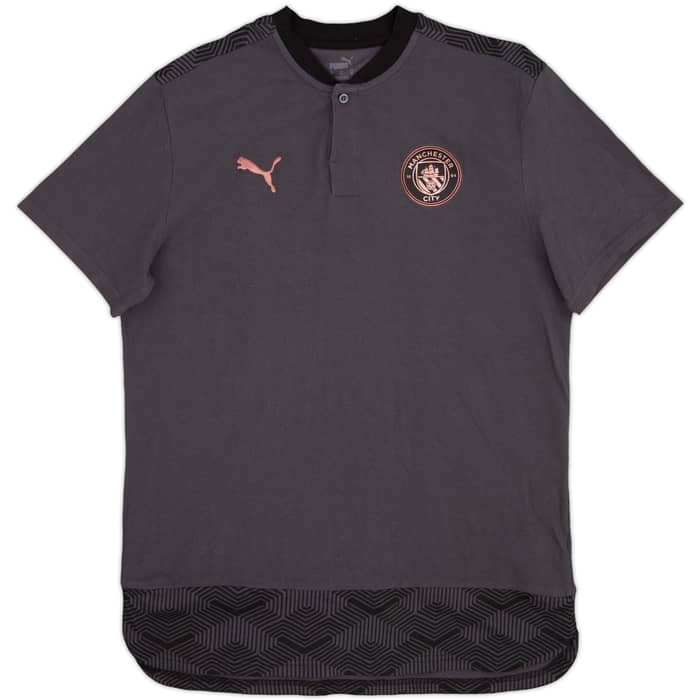2020-21 Manchester City Puma Polo Shirt - 8/10 - (XL)