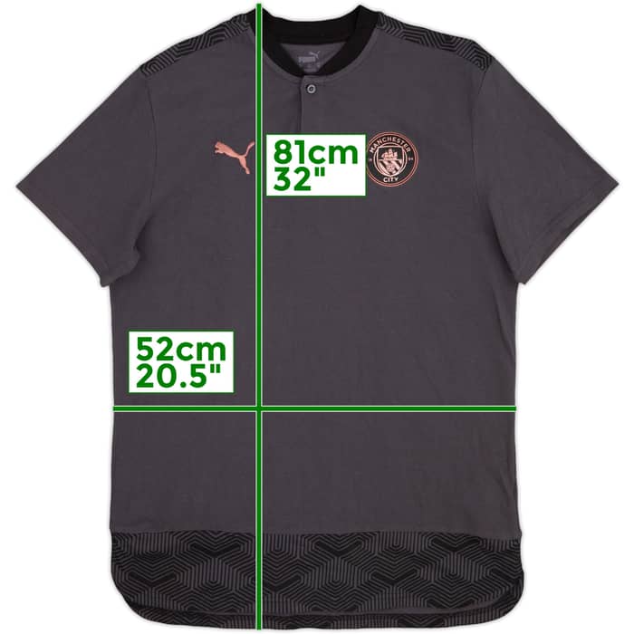 2020-21 Manchester City Puma Polo Shirt - 8/10 - (XL)