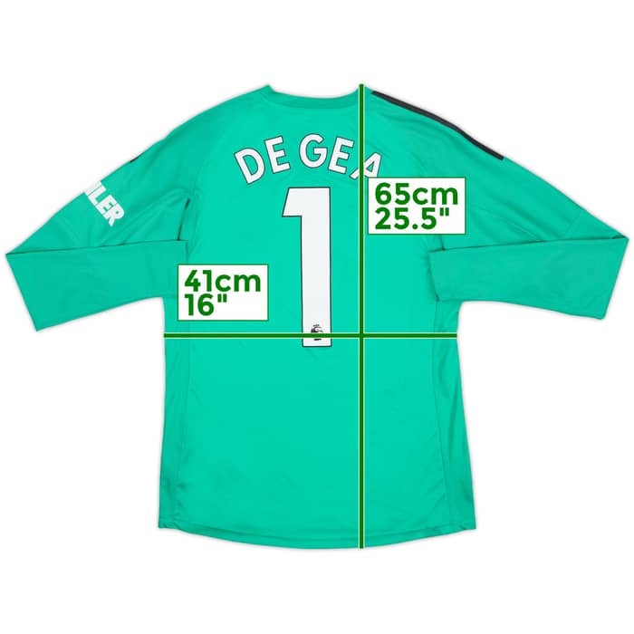 2018-19 Manchester United Home GK Shirt De Gea #1 - 7/10 - (L.Boys)