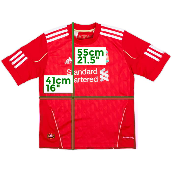 2010-12 Liverpool Home Shirt - 7/10 - (S.Boys)