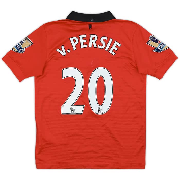 2013-14 Manchester United Home Shirt v.Persie #20 - 7/10 - (S.Boys)