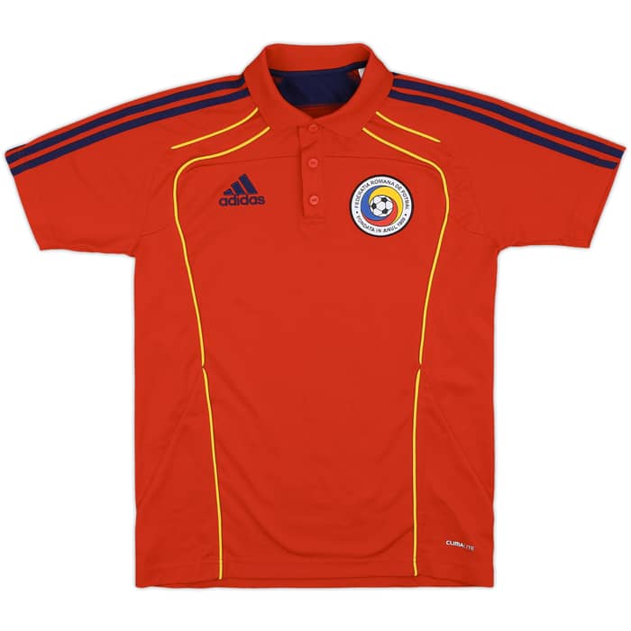 2010-11 Romania adidas Polo Shirt - 10/10 - (S)