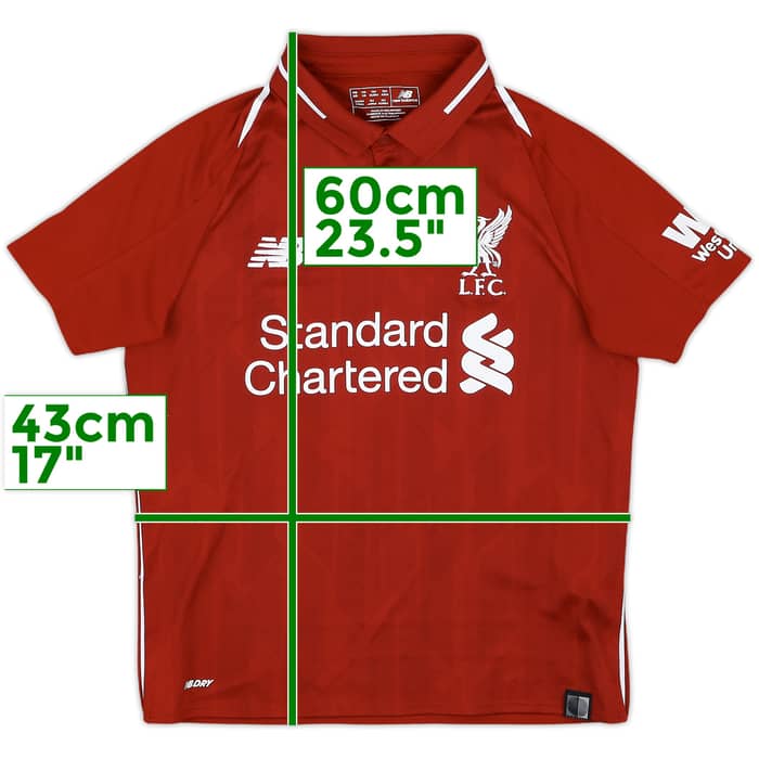 2018-19 Liverpool Home Shirt - 9/10 - (M.Boys)