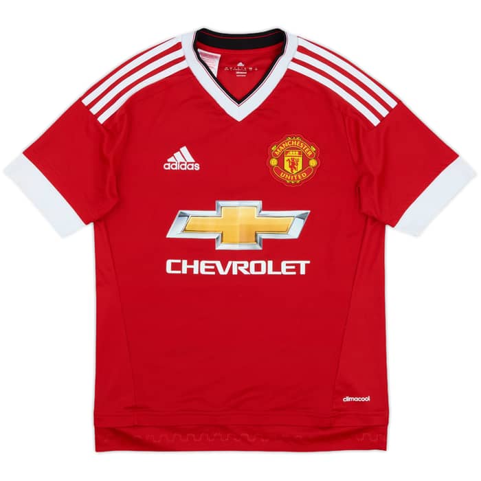 2015-16 Manchester United Home Shirt Memphis #7 - 9/10 - (L.Boys)