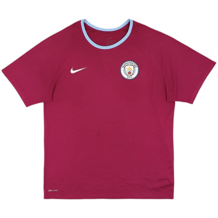 2017-18 Manchester City Nike Cotton Tee - 5/10 - (XL)