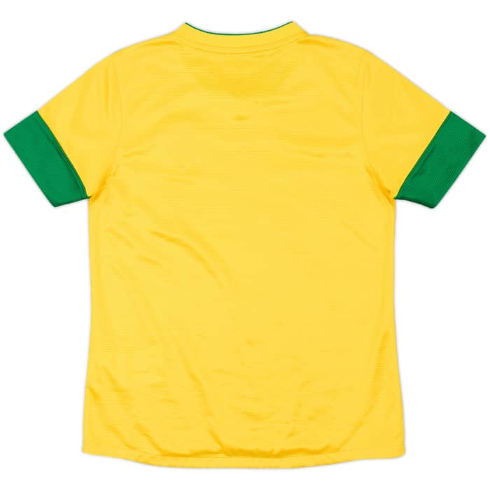 2012-13 Brazil Home Shirt - 8/10 - (M.Boys)