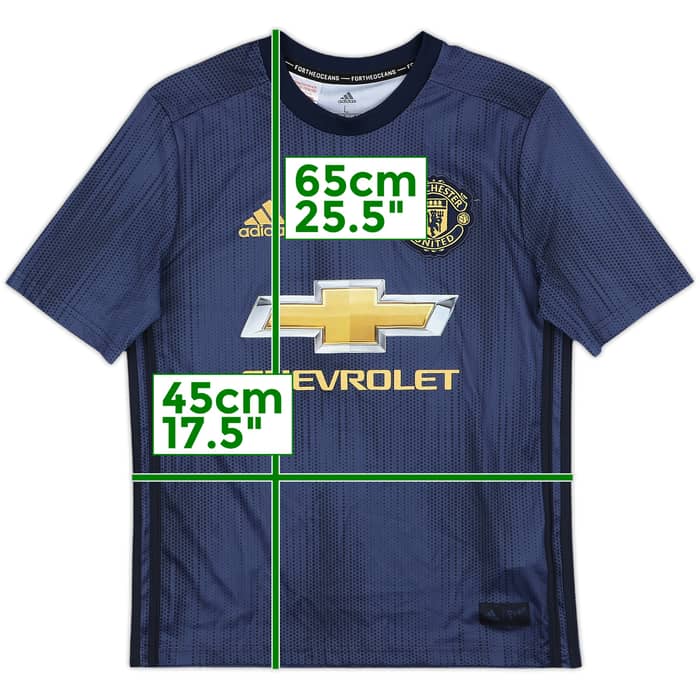 2018-19 Manchester United Third Shirt - 8/10 - (L.Boys)