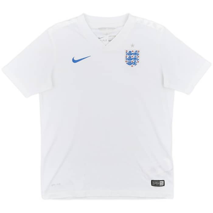 2014-15 England Home Shirt - 5/10 - (L.Boys)