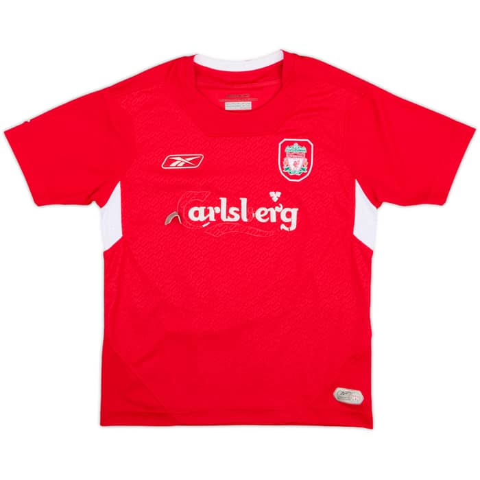 2004-06 Liverpool Home Shirt - 4/10 - (M.Boys)