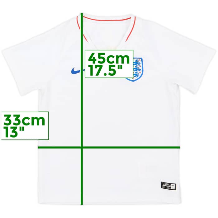 2018-19 England Home Shirt - 7/10 - (3-4 Years)