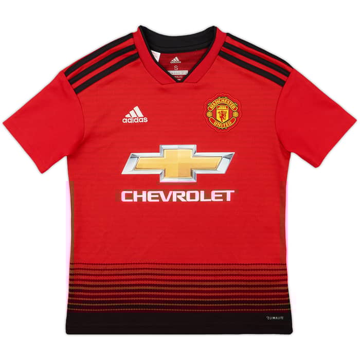 2018-19 Manchester United Home Shirt - 9/10 - (S.Boys)