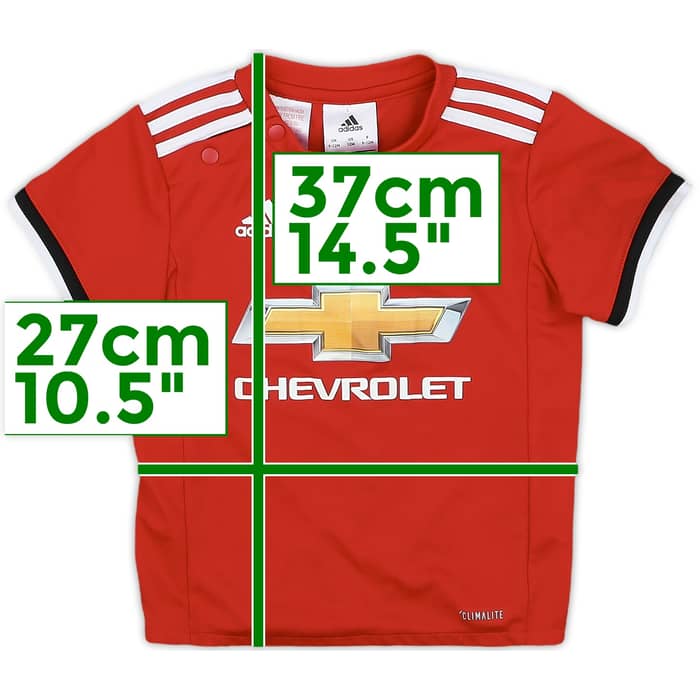 2017-18 Manchester United Home Shirt - 8/10 - (9-12 Months)