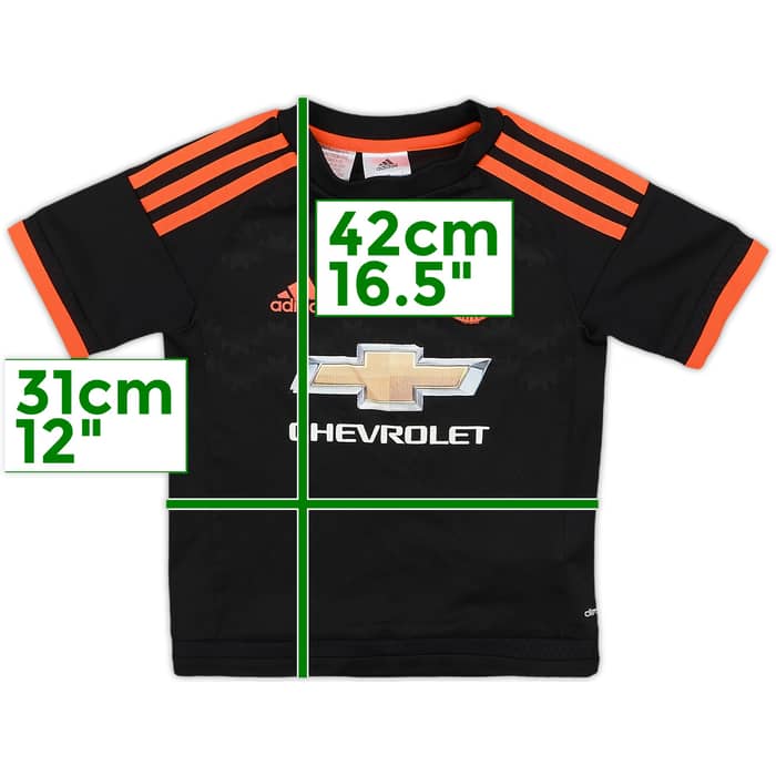 2015-16 Manchester United Third Shirt - 6/10 - (4-5 Years)