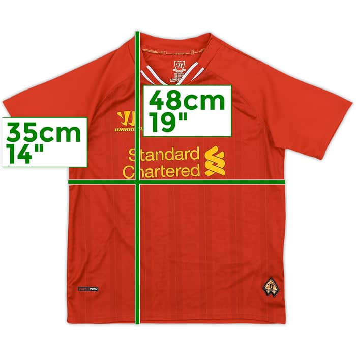 2013-14 Liverpool Home Shirt - 7/10 - (4-5 Years)