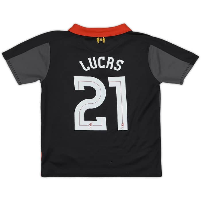 2014-15 Liverpool Third Shirt Lucas #21 - 9/10 - (4-5 Years)