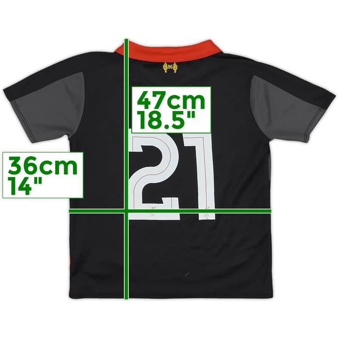 2014-15 Liverpool Third Shirt Lucas #21 - 9/10 - (4-5 Years)