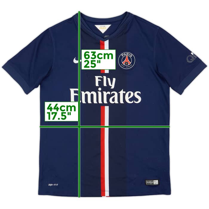 2014-15 Paris Saint-Germain Home Shirt - 5/10 - (M.Boys)