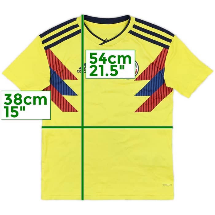 2018-19 Colombia Home Shirt - 8/10 - (S.Boys)