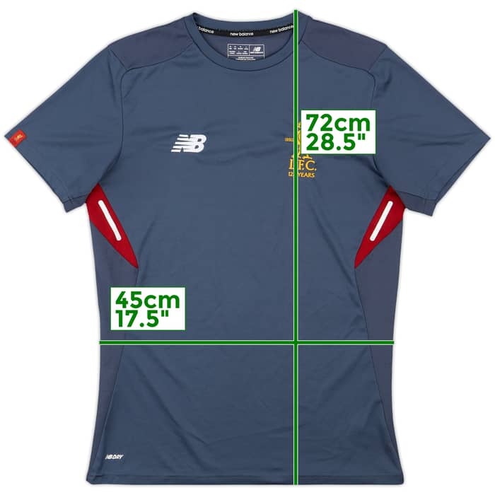 2017-18 Liverpool New Balance Training Shirt - 9/10 - (M)
