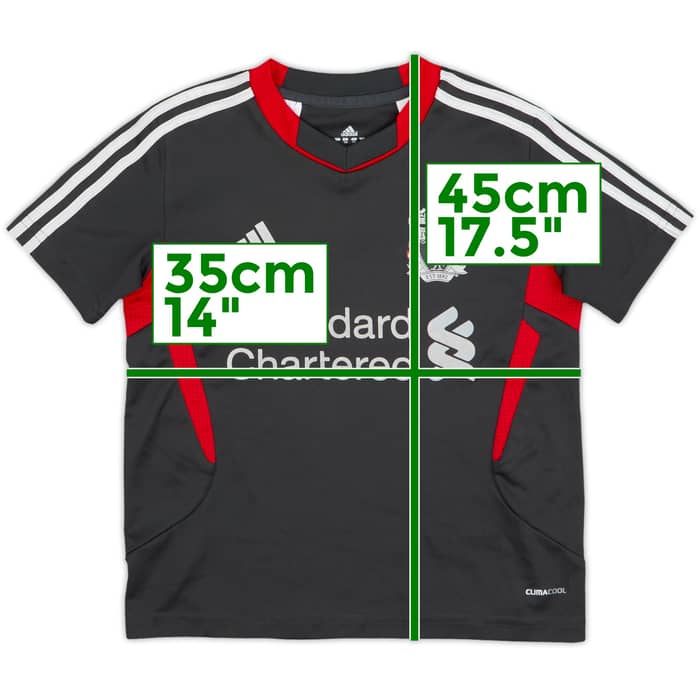 2011-12 Liverpool adidas Training Shirt - 8/10 - (5-6 Years)