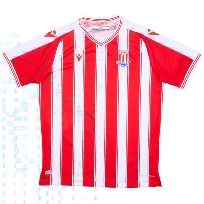 2020-21 Stoke City Home Shirt - 8/10 - (L.Boys)