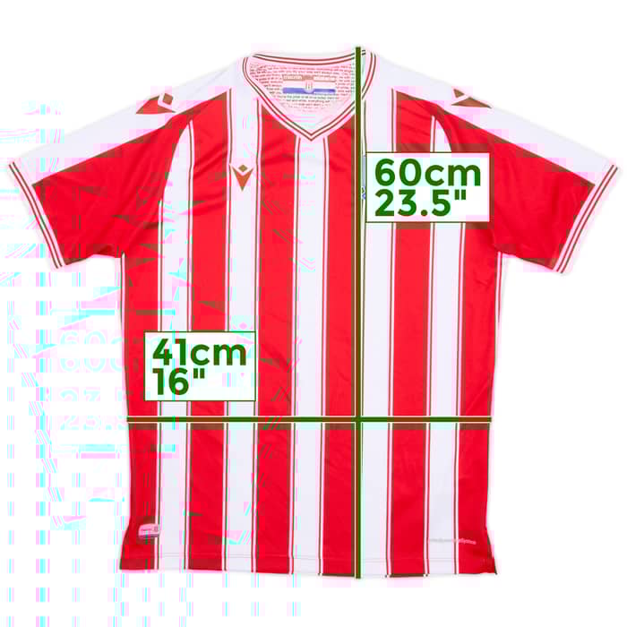 2020-21 Stoke City Home Shirt - 8/10 - (L.Boys)