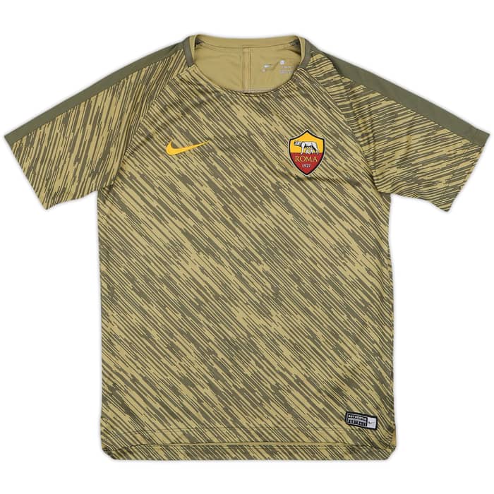 2018-19 Roma Nike Training Shirt - 10/10 - (L.Boys)