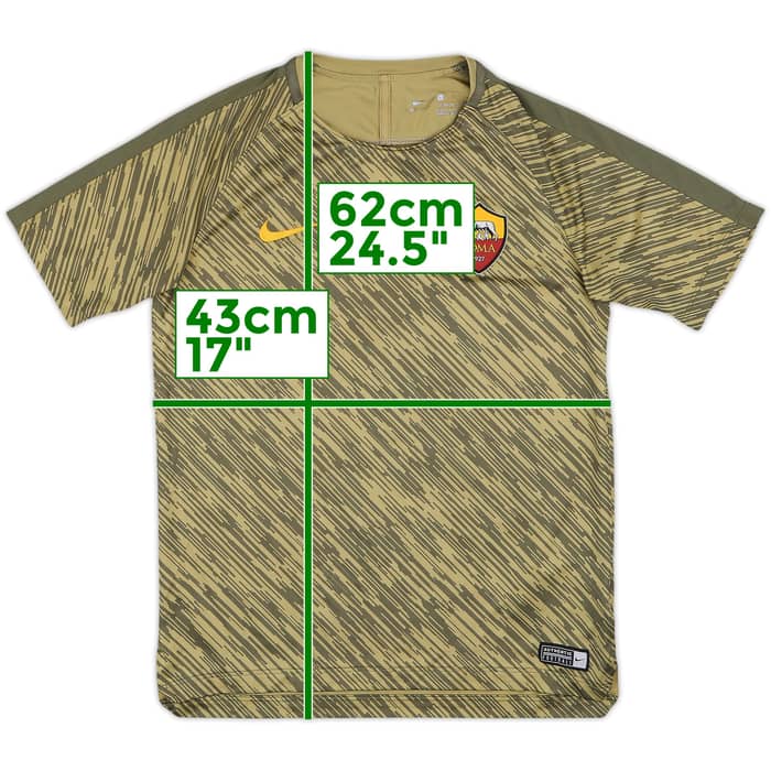 2018-19 Roma Nike Training Shirt - 10/10 - (L.Boys)