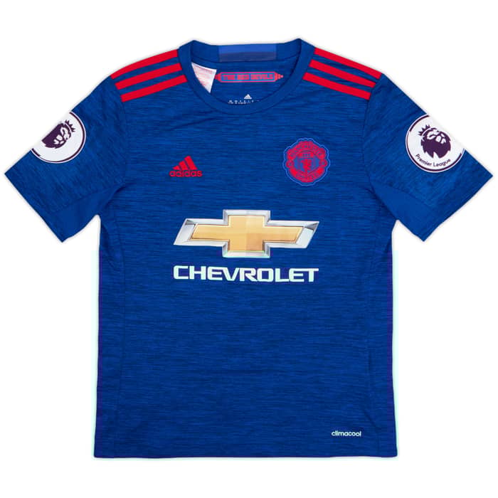 2016-17 Manchester United Away Shirt Ibrahimovic #9 - 9/10 - (M.Boys)