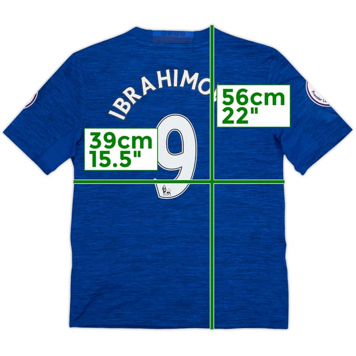2016-17 Manchester United Away Shirt Ibrahimovic #9 - 9/10 - (M.Boys)