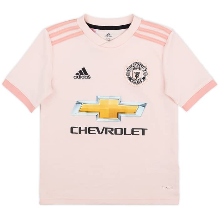 2018-19 Manchester United Away Shirt - 8/10 - (7-8 Years)