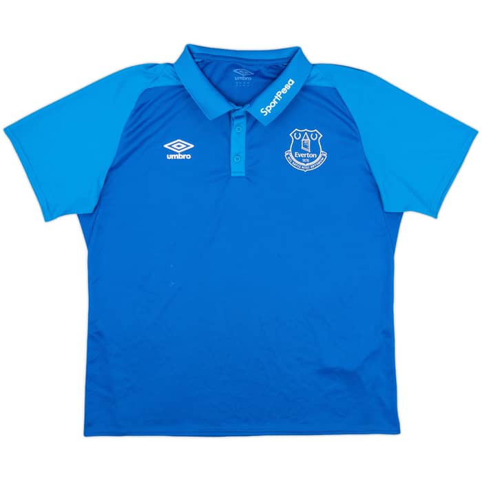 2017-18 Everton Umbro Polo Shirt - 7/10 - (XL)