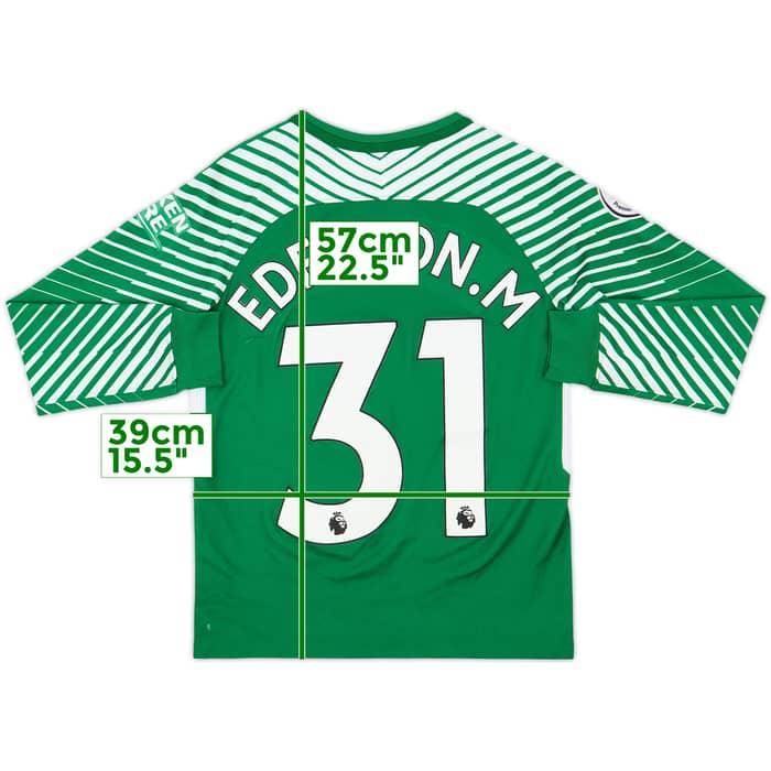 2017-18 Manchester City GK Shirt Ederson.M #31 - 7/10 - (S.Boys)