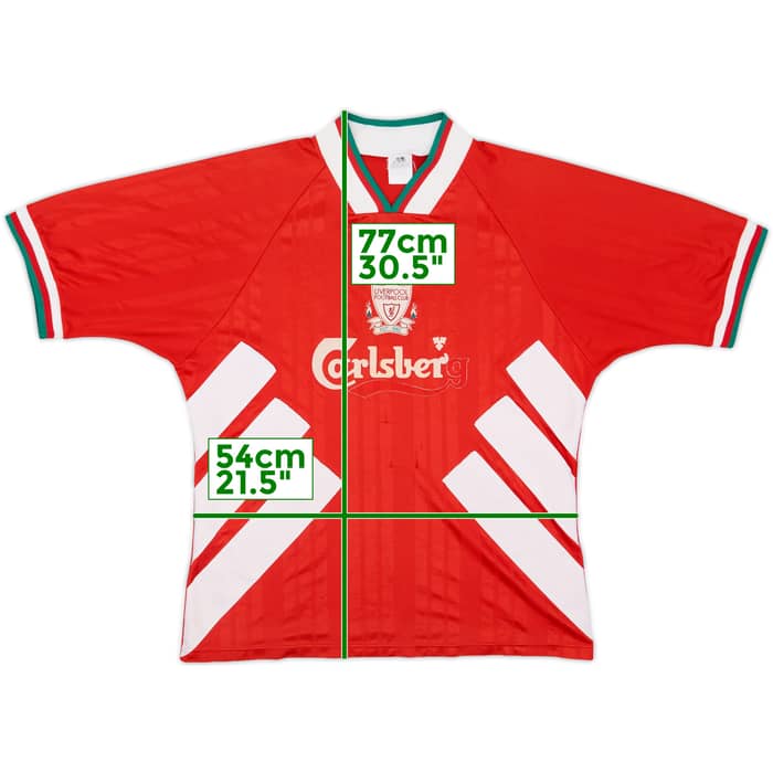 1993-95 Liverpool Home Shirt - 3/10 - (L)