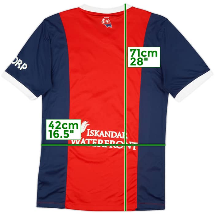 2015-16 Johor Darul Ta'Zim Home Shirt - 9/10 - (S)