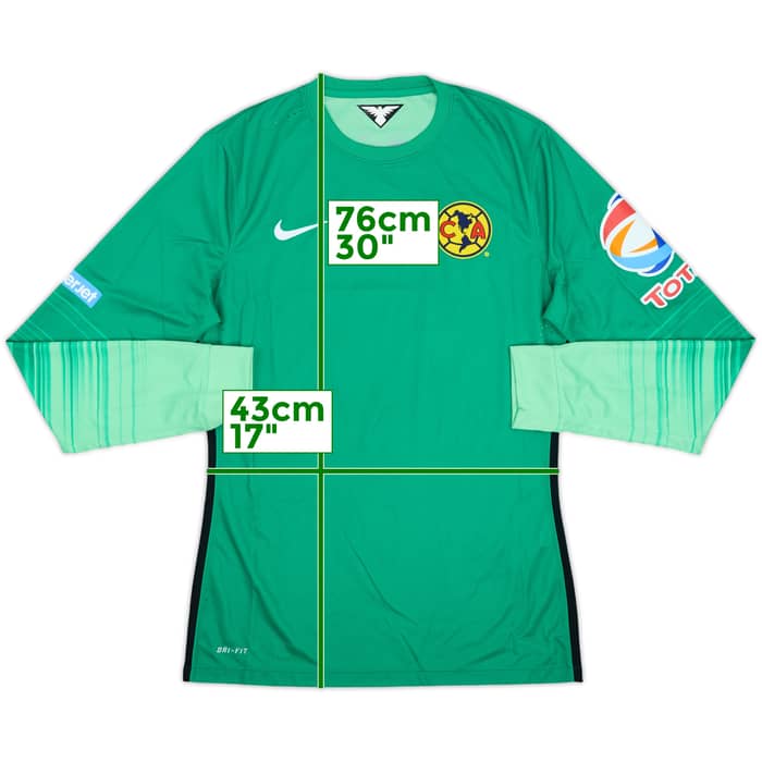 2015-16 Club America Player Issue GK Shirt - 8/10 - (M)